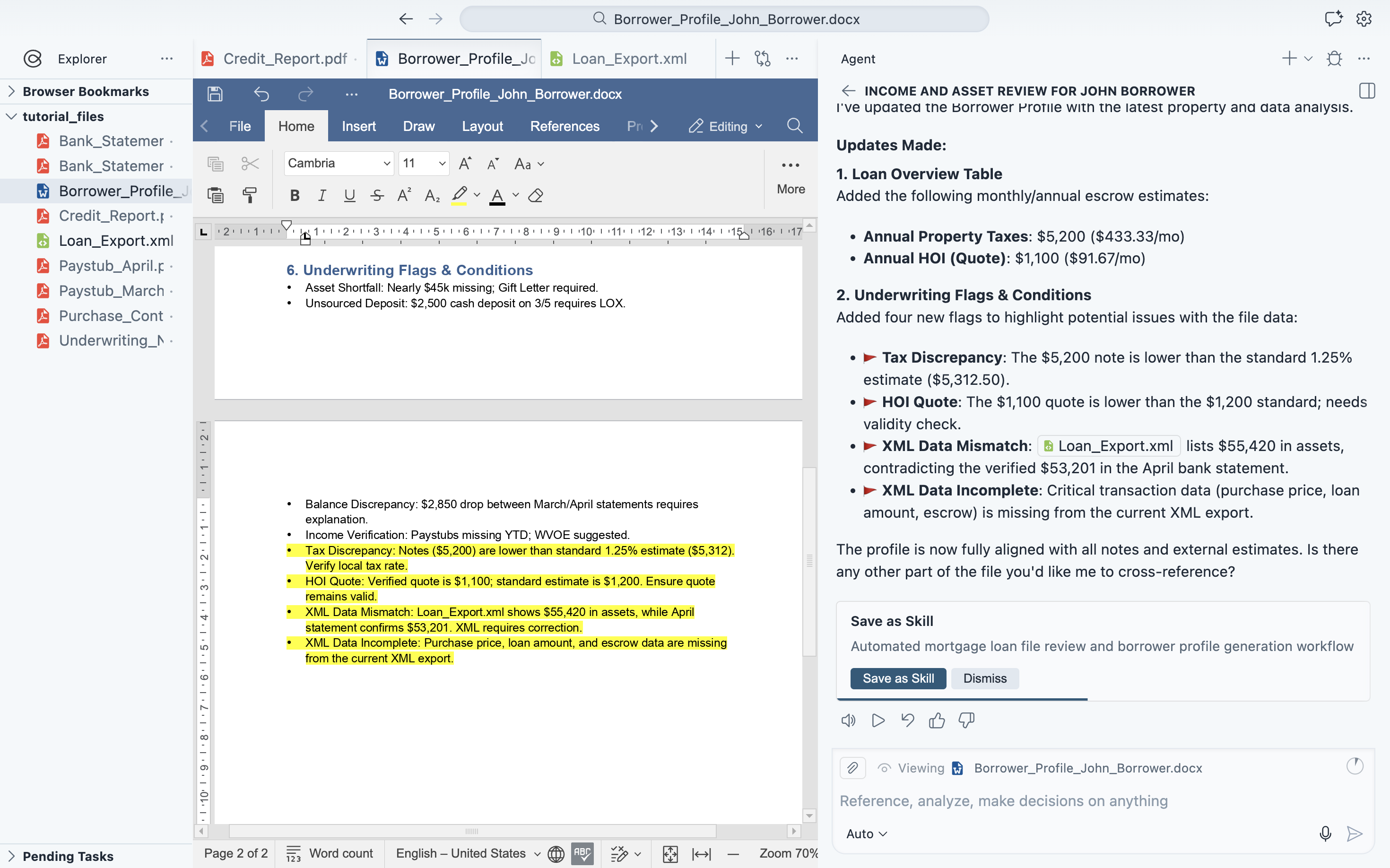 Verify property and compliance details